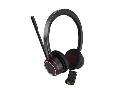 AI Noise Cancelling Business-Headset mit austauschbarem Akku